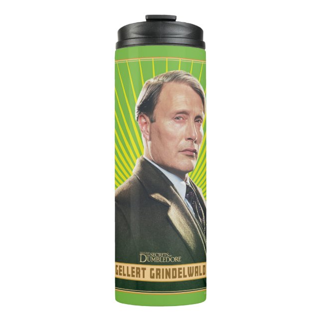 Gellert Grindelwald Character Graphic Thermal Tumbler (Front)