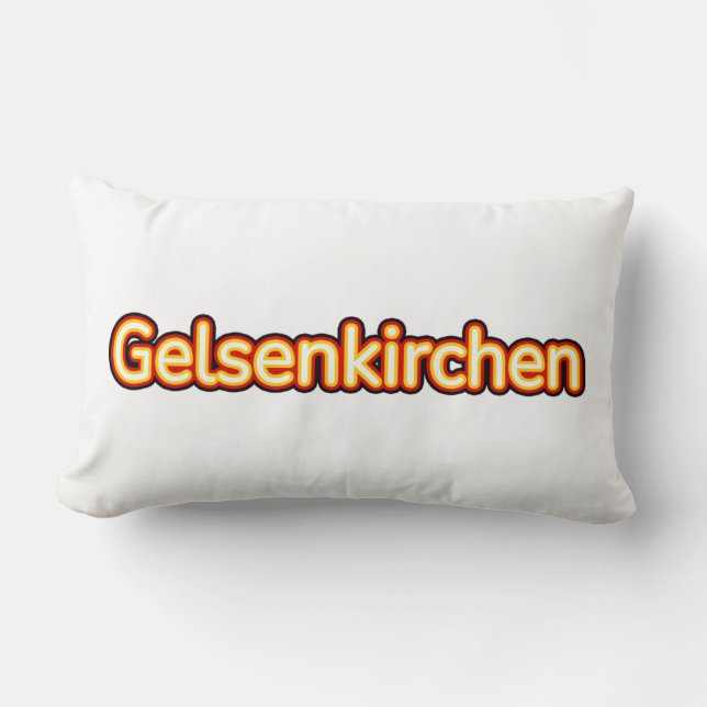 Gelsenkirchen Deutschland Germany Lumbar Cushion (Front)