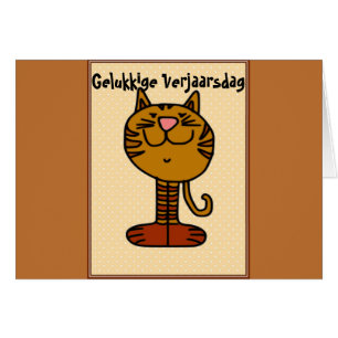 Gelukkige Verjaarsdag - Kat