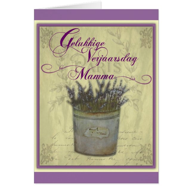 Gelukkige Verjaarsdag Mamma (Front)