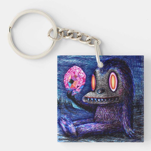 Gem creature (keychain) key ring (Front)