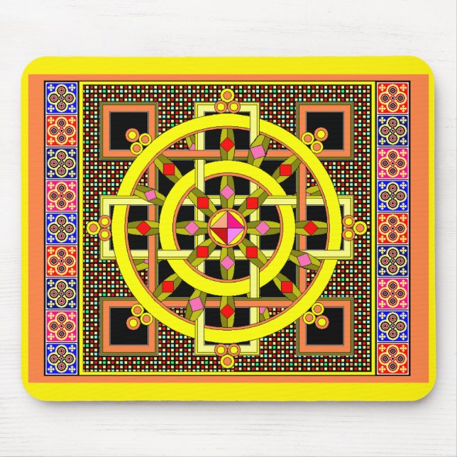 Gem Ground Wheel Mouse Pad (Front)