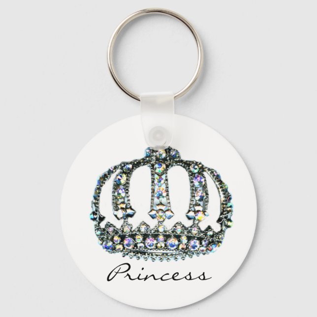 Gem of a Tiara Princess Keychain (Front)