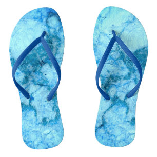 Gem Stone Pattern, Blue Bahia Granite  Jandals
