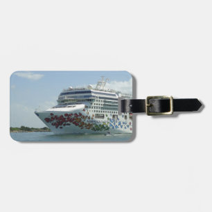 Gem Studded Bow Prsonalized Luggage Tag