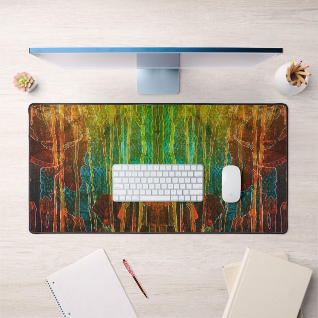 Gem tone desk mat (Office 1)