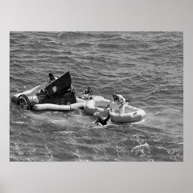 Gemini 11 Splashdown & Recovery Poster (Front)