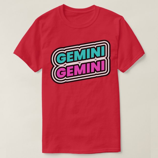 Gemini 1 T-Shirt (Design Front)
