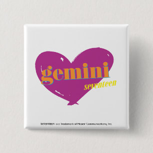 Gemini 2 15 cm square badge