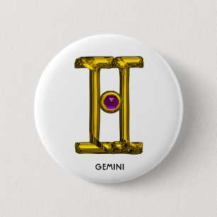 GEMINI 6 CM ROUND BADGE