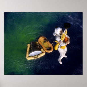 Gemini 7 Splashdown & Recovery Poster