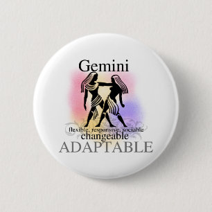 Gemini About You 6 Cm Round Badge