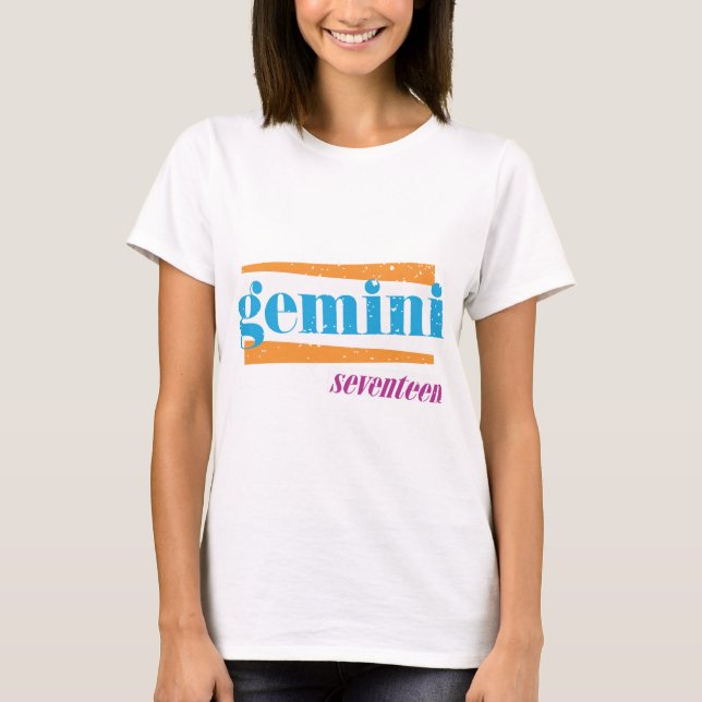 Gemini Aqua T-Shirt (Front)