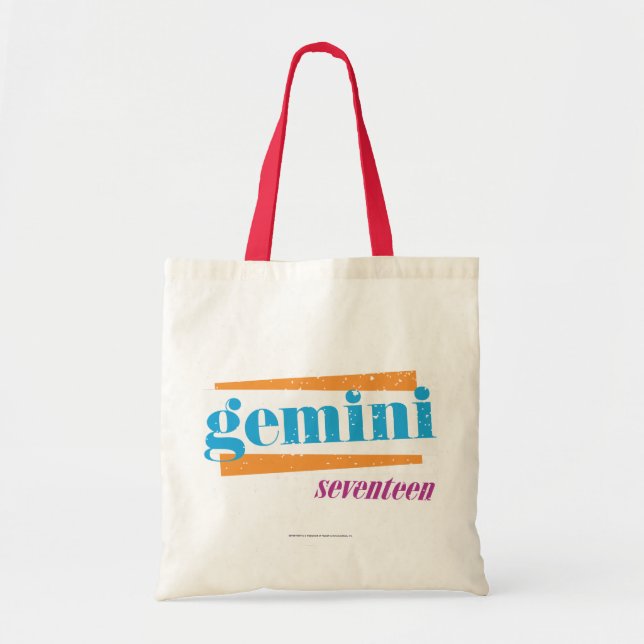 Gemini Aqua Tote Bag (Front)