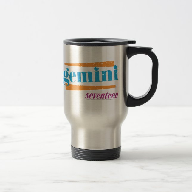 Gemini Aqua Travel Mug (Right)