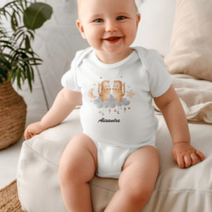 Gemini Baby: Twins' Delight Customisable Baby Bodysuit