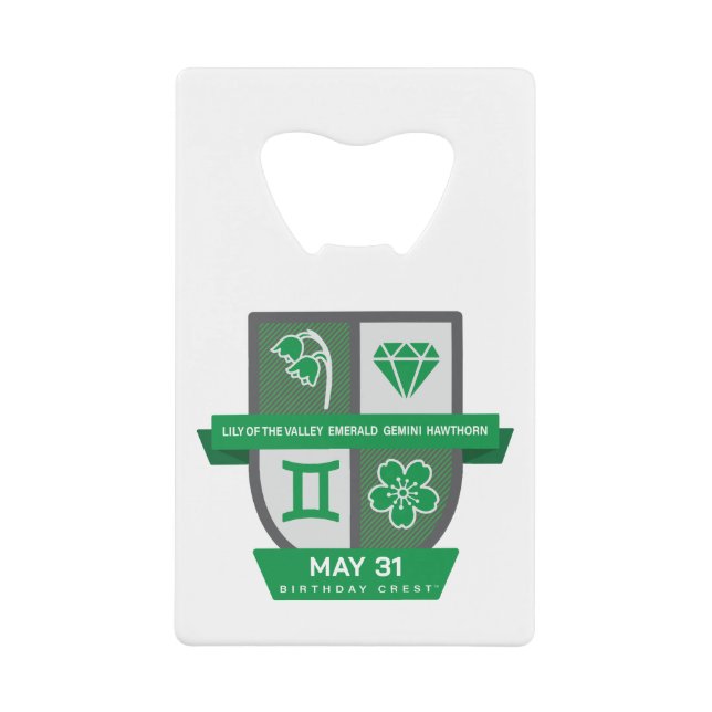 Gemini Birthday Crest™ for May 21-31 (Front)