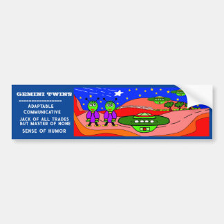 Gemini Bumper Sticker