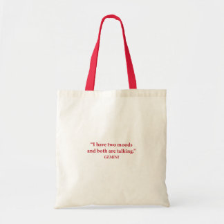 Gemini Chaotic Carryall Zodiac Tote Bag
