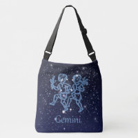 Gemini Constellation and Zodiac Sign with Stars