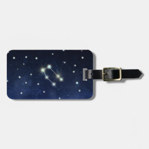 Gemini Constellation Custom Name & Address Luggage Tag