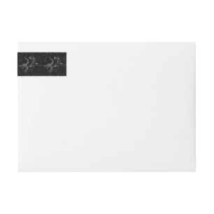 Gemini Constellation Map Engraving by Hevelius Wrap Around Label