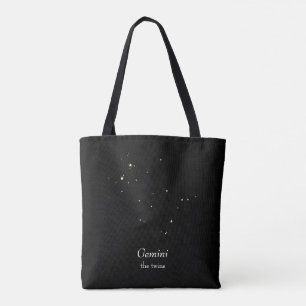 Gemini Constellation Tote Bag