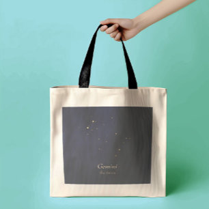 Gemini Constellation Tote Bag