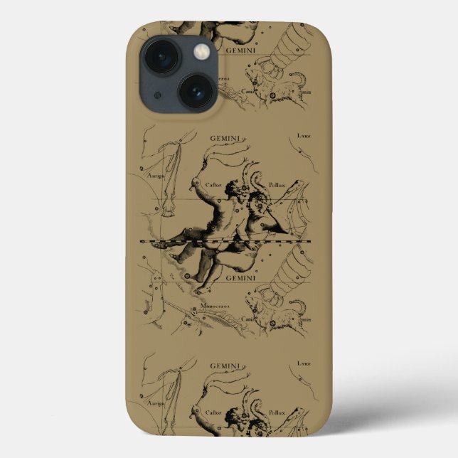 Gemini Constellation Zodiac Hevelius circa 1690 Case-Mate iPhone Case (Back)