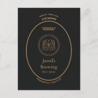 Gemini Curious Playful Personal Apothecary Label