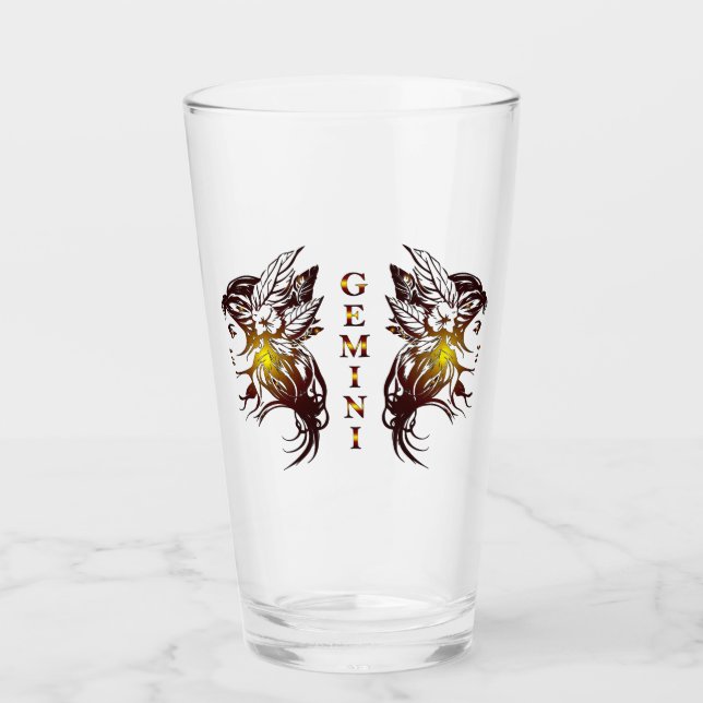 Gemini Drinkware Glass (Front)