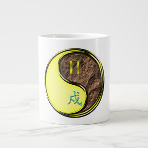 Gemini & Earth Dog Large Coffee Mug