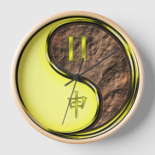 Gemini & Earth Monkey Clock
