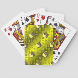 Gemini & Earth Monkey Playing Cards