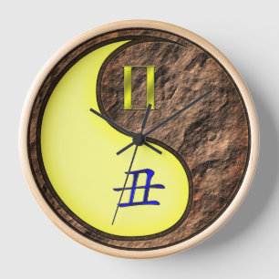 Gemini & Earth Ox Clock