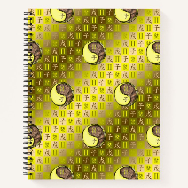 Gemini & Earth Rat Notebook (Front)
