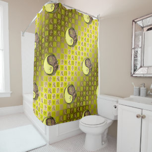 Gemini & Earth Rat Shower Curtain
