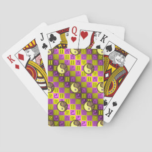 Gemini & Earth Rooster Playing Cards