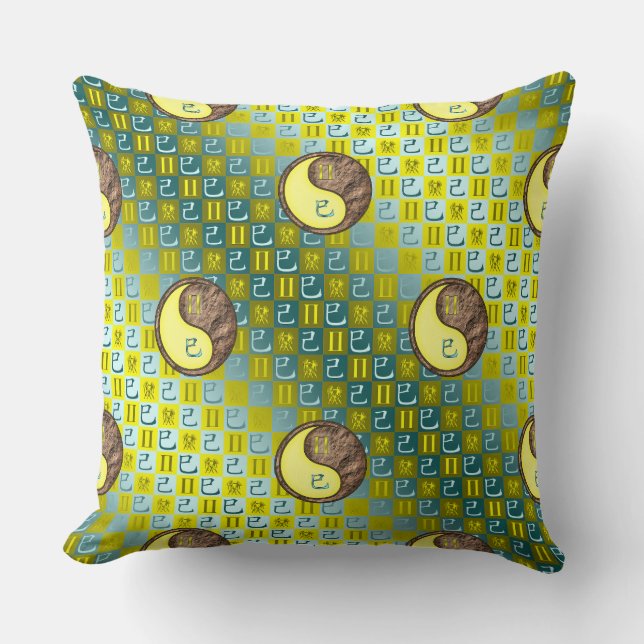 Gemini & Earth Snake Cushion (Front)