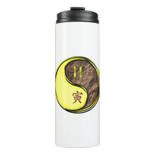 Gemini & Earth Tiger Thermal Tumbler