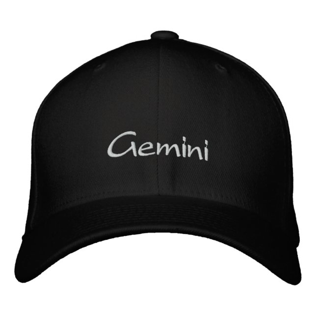 Gemini Embroidered Hat (Front)