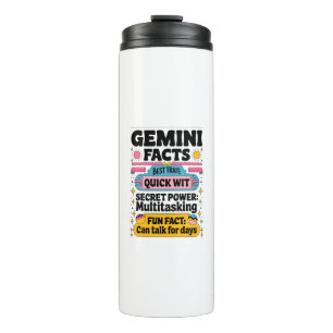 Gemini Facts: Quick Wit, Multitasking, and Endless Thermal Tumbler