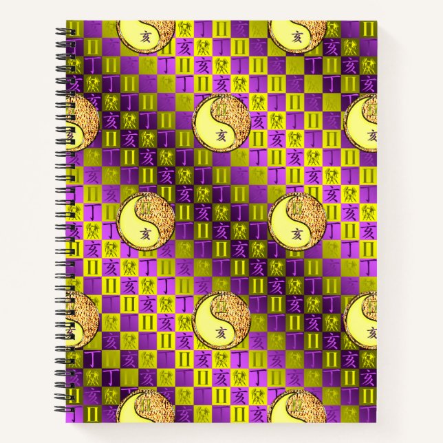 Gemini & Fire Boar Notebook (Front)