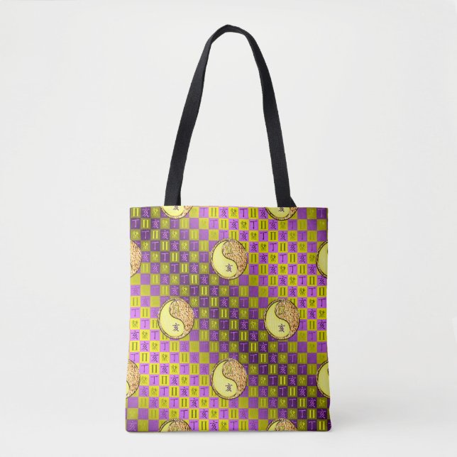 Gemini & Fire Boar Tote Bag (Front)