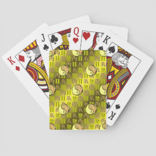 Gemini & Fire Dragon Playing Cards