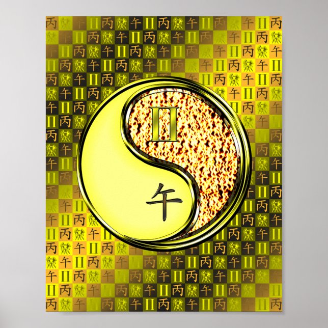 Gemini & Fire Horse Poster (Front)