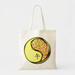 Gemini & Fire Horse Tote Bag