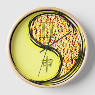 Gemini & Fire Monkey Clock