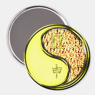 Gemini & Fire Monkey Magnet