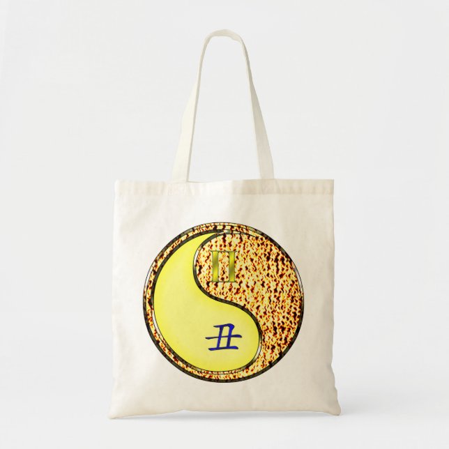 Gemini & Fire Ox Tote Bag (Front)